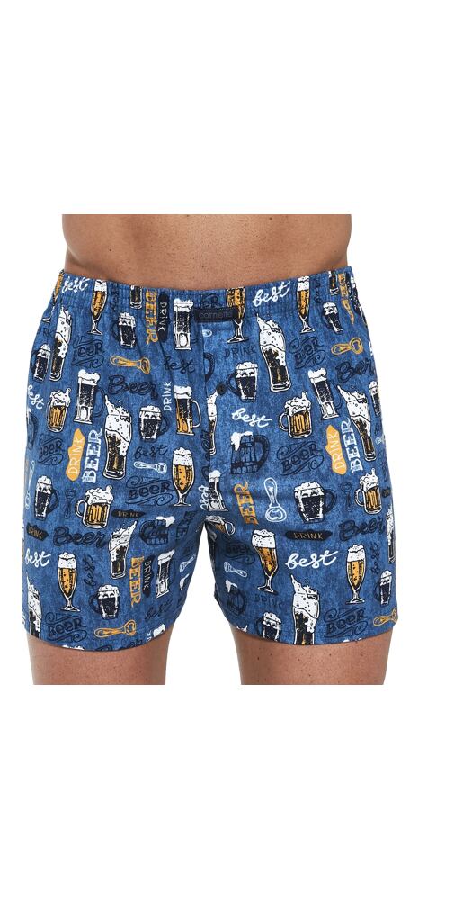 Bavlněné trenky s obrázky Cornette Classic 001/137 drink jeans