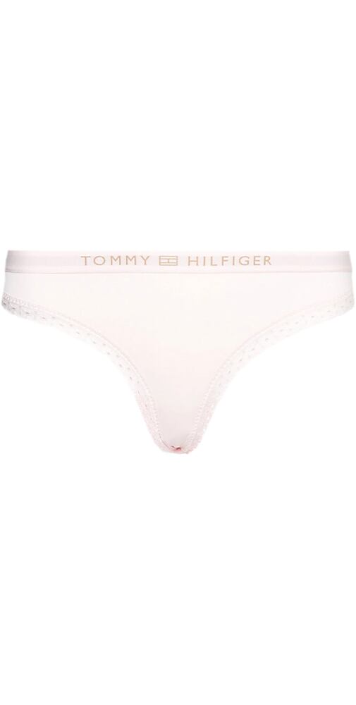Dámská tanga Tommy Hilfiger UW0UW04184 light pink