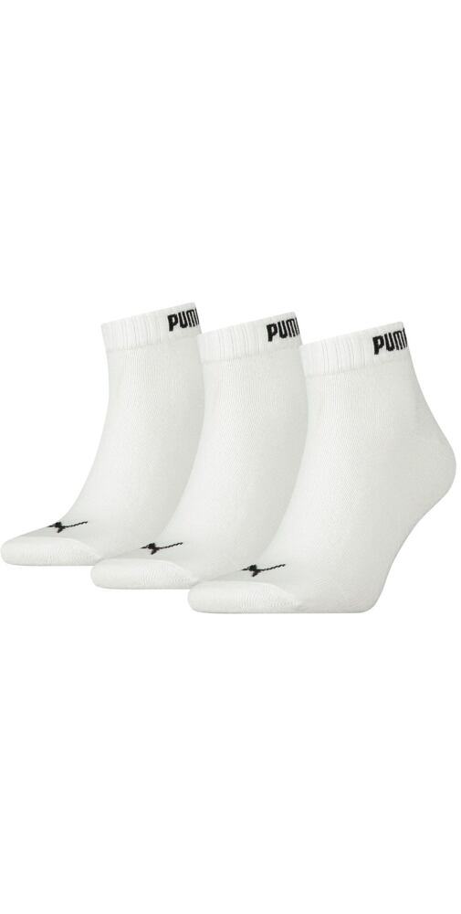 Sportovní kotníčkové ponožky Puma 887498 3pack bílé