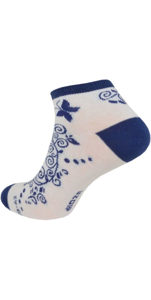Kotníčkové ponožky Hoza H2027 bílo-navy