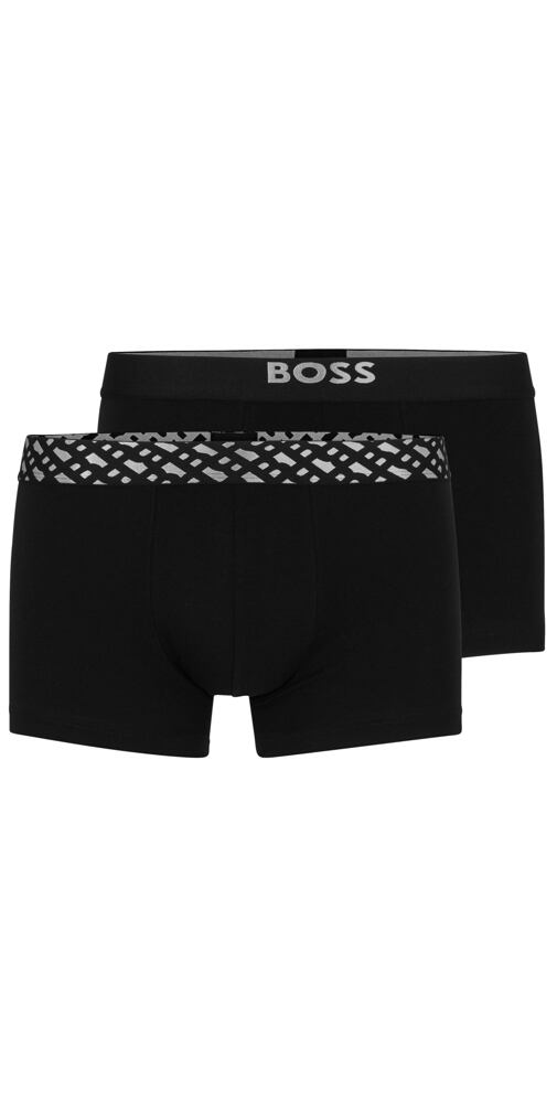Boxerky Boss Cotton stretch 50499823 2 pack černé
