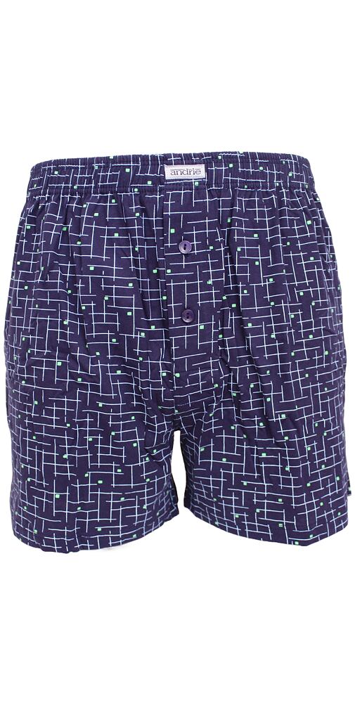 Bavlněné trenky pro muže Andrie PS 5628 navy
