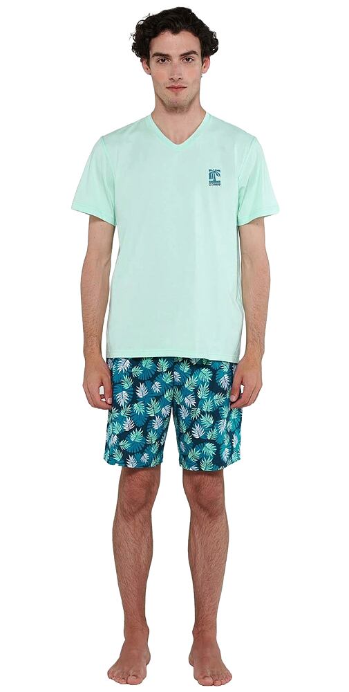 Pánské pyžamo Vamp s krátkými rukávy 20711