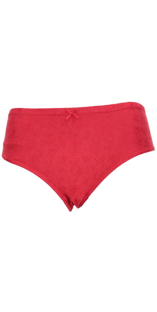 Bavlněné dámské kalhotky Andrie PS 1051 bordo