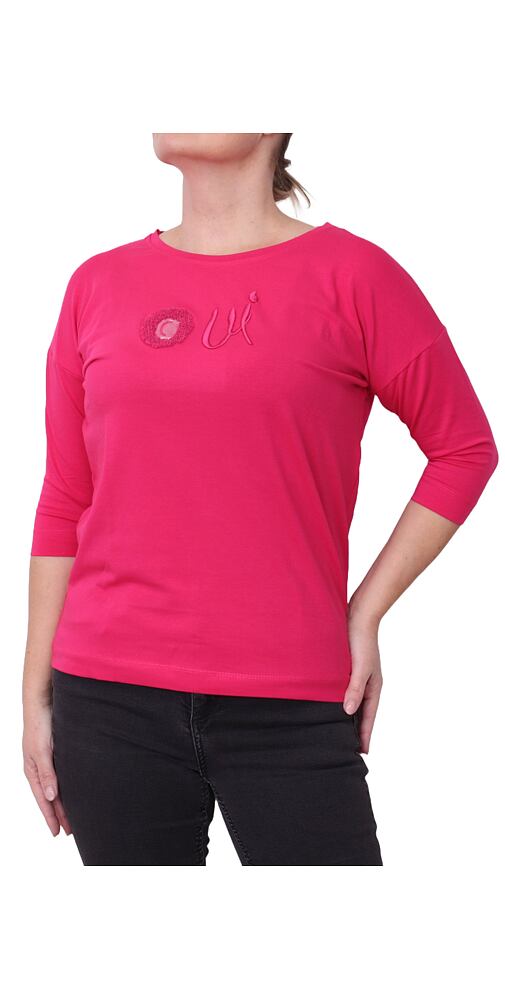 Dámské tričko LaVita  s 3/4 rukávem fuchsia
