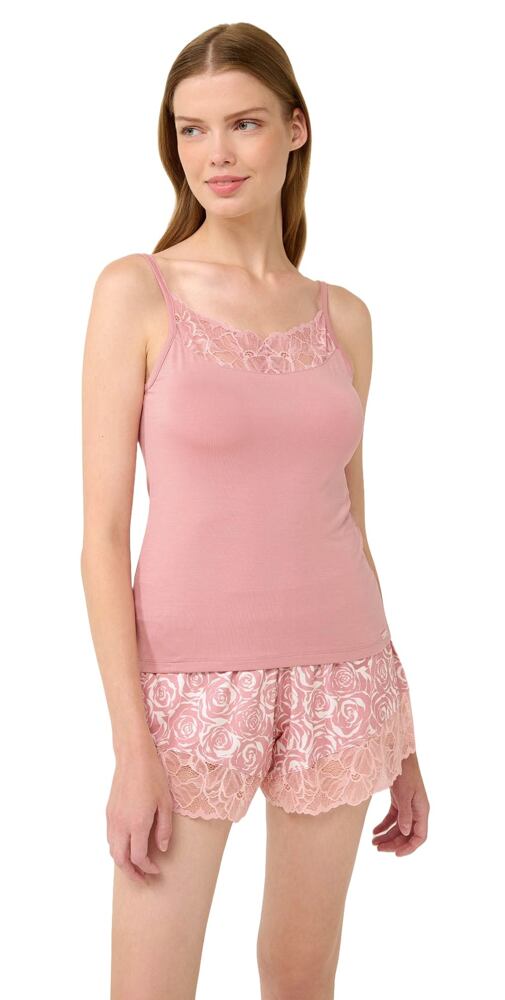 Dámská košilka Vamp s krajkou 22812 pink blush