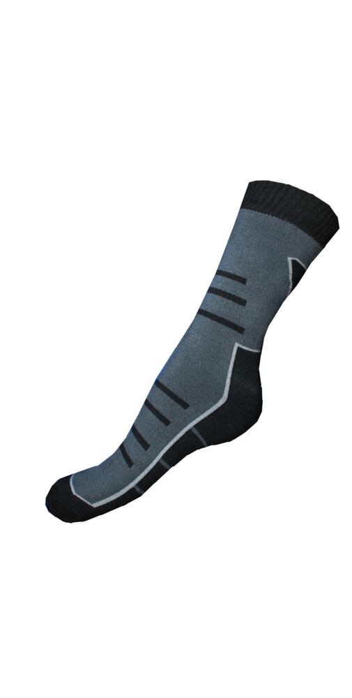 Ponožky Gapo Thermo vzor tm.šedá