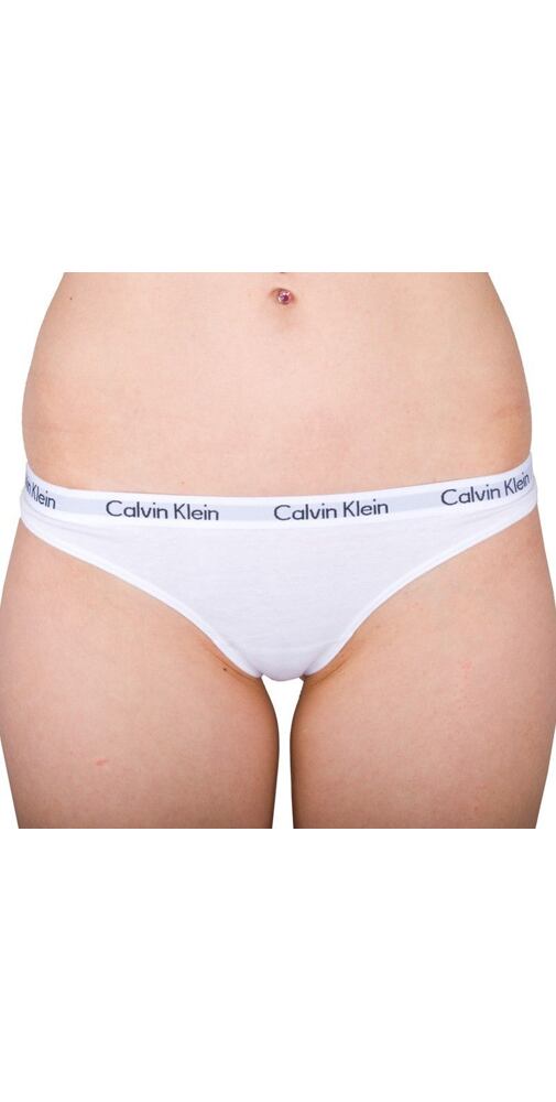 Bílé spodní kalhotky Calvin Klein