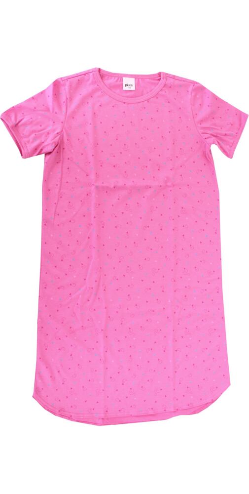 Růžová bavlněná noční košile pro holčičky Pleas 168792