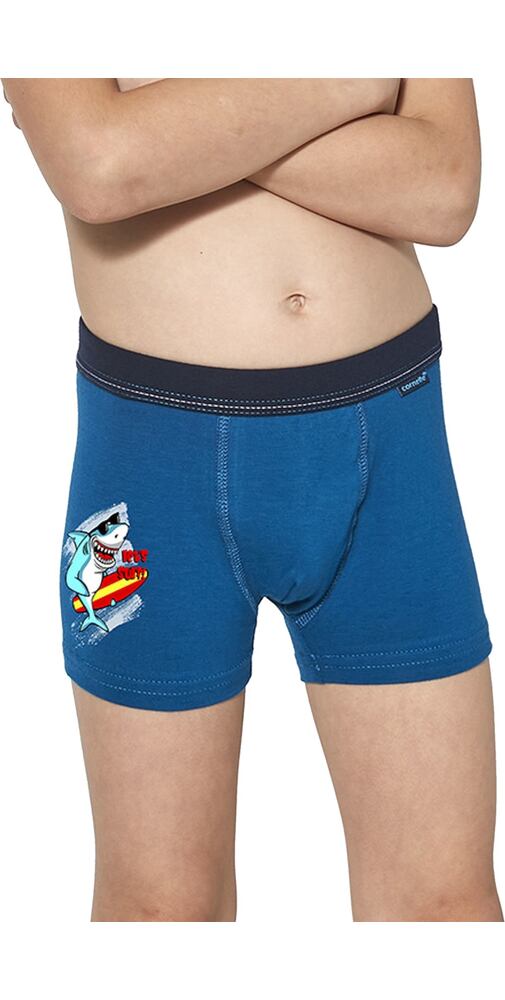 Chlapecké boxerky Cornette Kids Race Surf 2 petrol