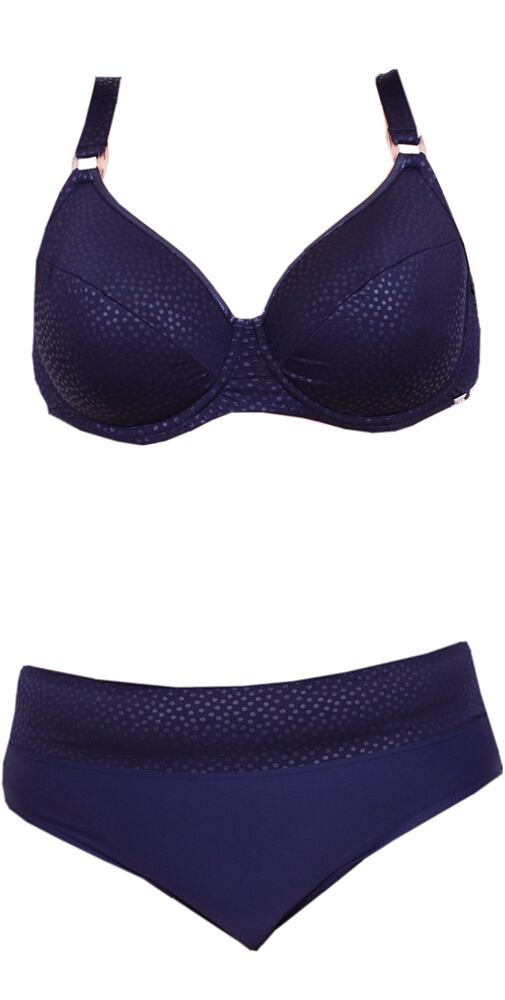 Plavky Timo s vysokým středem 860605 navy