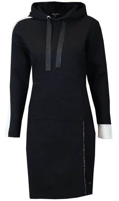 Sportovně elegantní šaty Naomi Sophia Perla černé