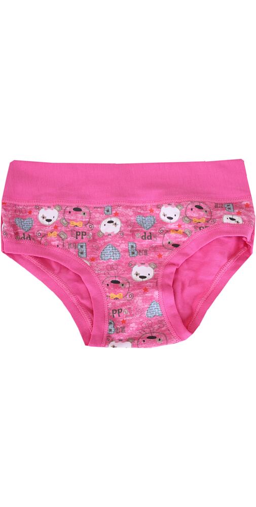 Bavlněné kalhotky s obrázky Emy Bimba B2372 rosa fluo