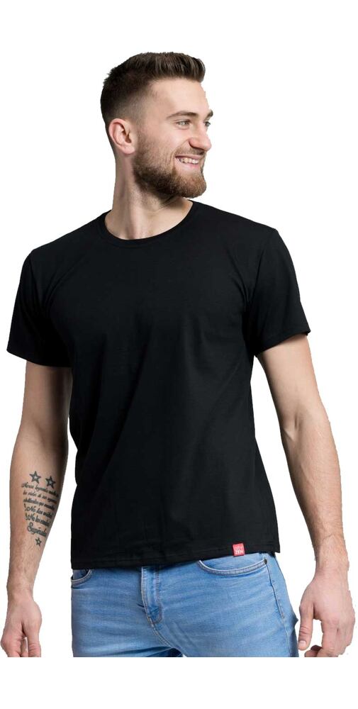 Pánské tričko CityZen černé s krátkým rukávem