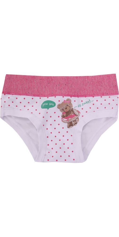 Dívčí kalhotky s obrázky Emy Bimba B2665 pink