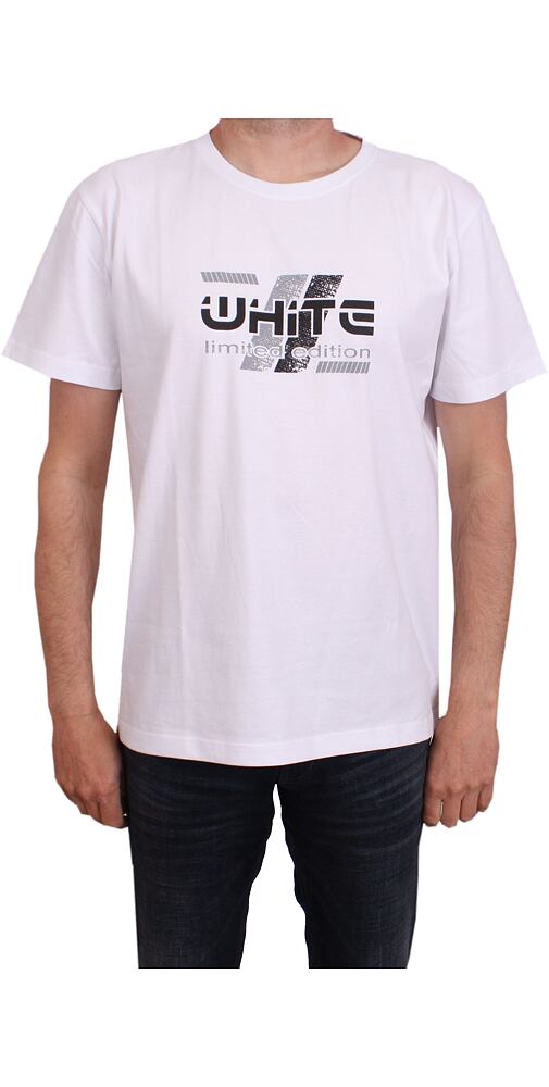 Pánské tričko s krátkým rukávem Scharf SFL23061 bílé