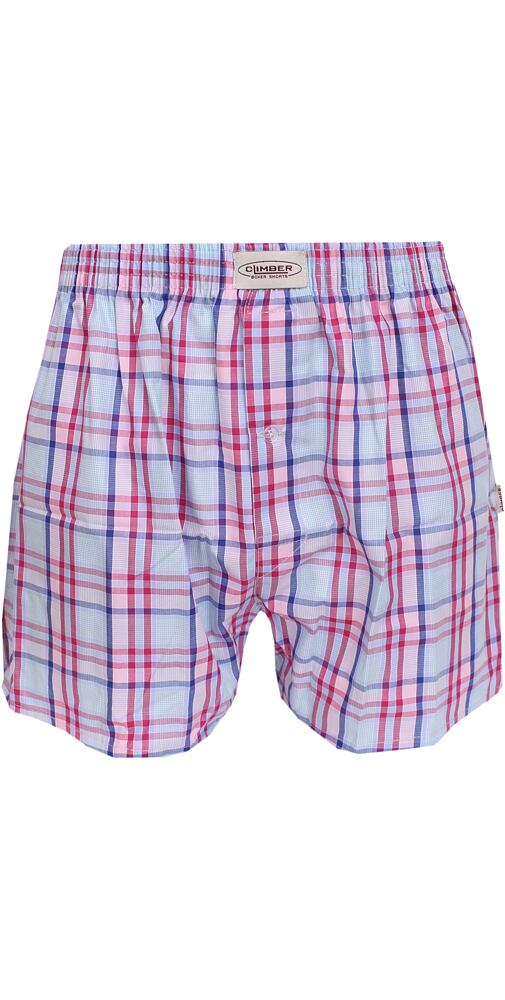Moderní plátýnkové trenýrky Climber 3100C20 pink kostička