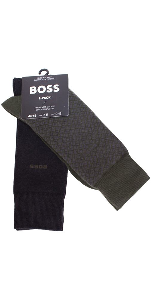 Pánské oblekové ponožky Boss 50509436 2 pack 362