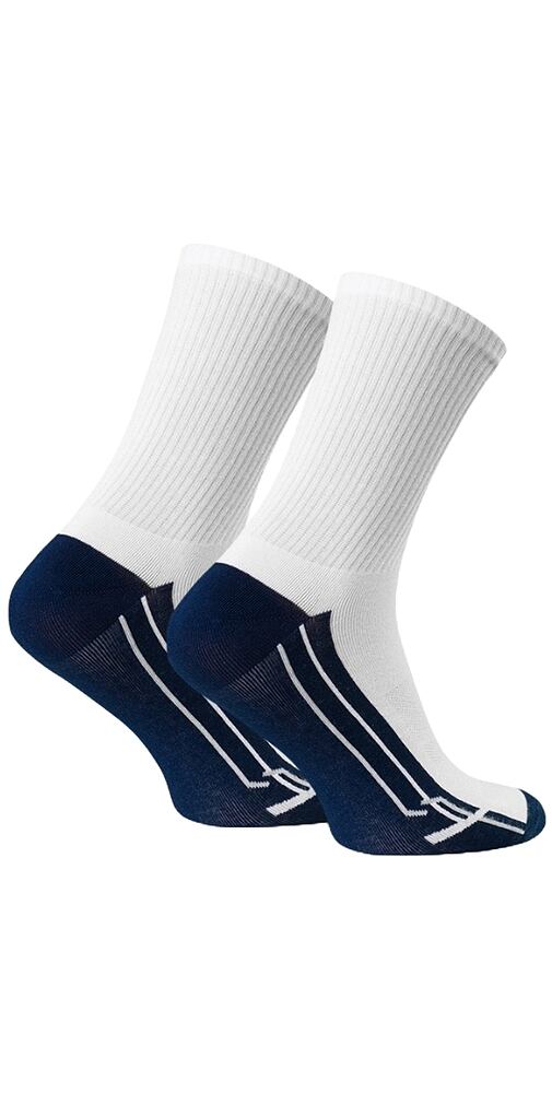 Pánské ponožky Steven 348057 bílo-navy