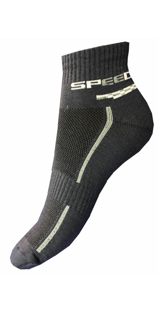 Ponožky Gapo Fit Speed tm.šedá