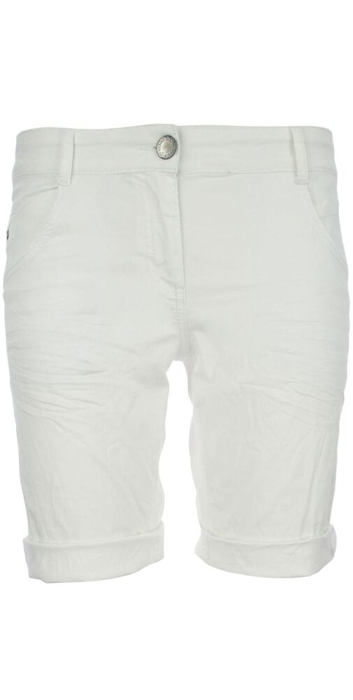Bílé neformální kalhoty na léto Kenny S