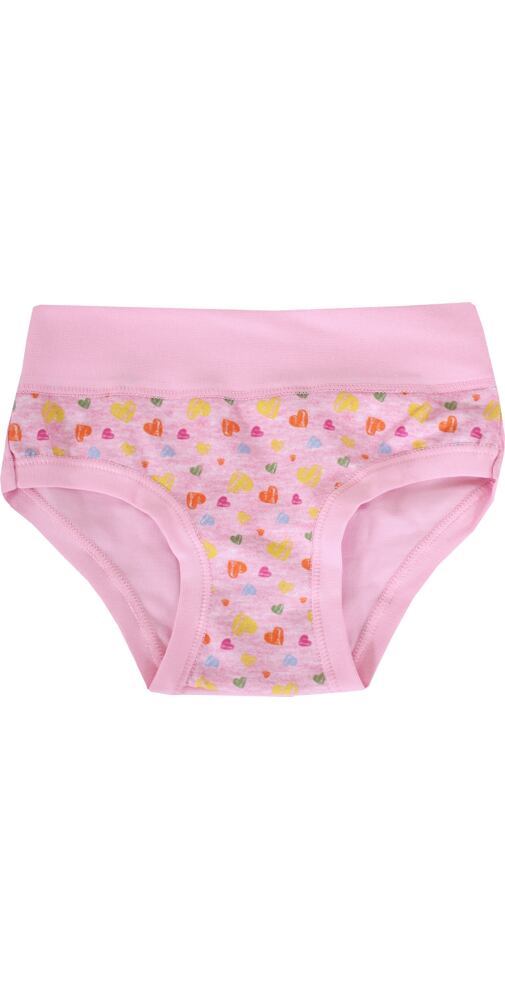 Romantické dívčí kalhotky se srdíčky B2263 sv.růžové