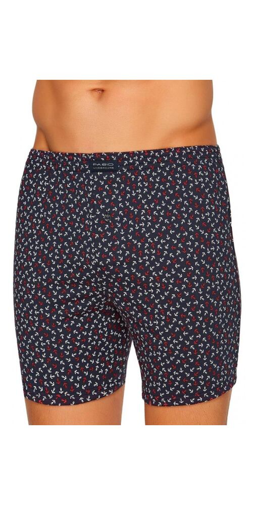 Pánské trenkoslipy Fabio 04/5-31/761 navy kotvičky