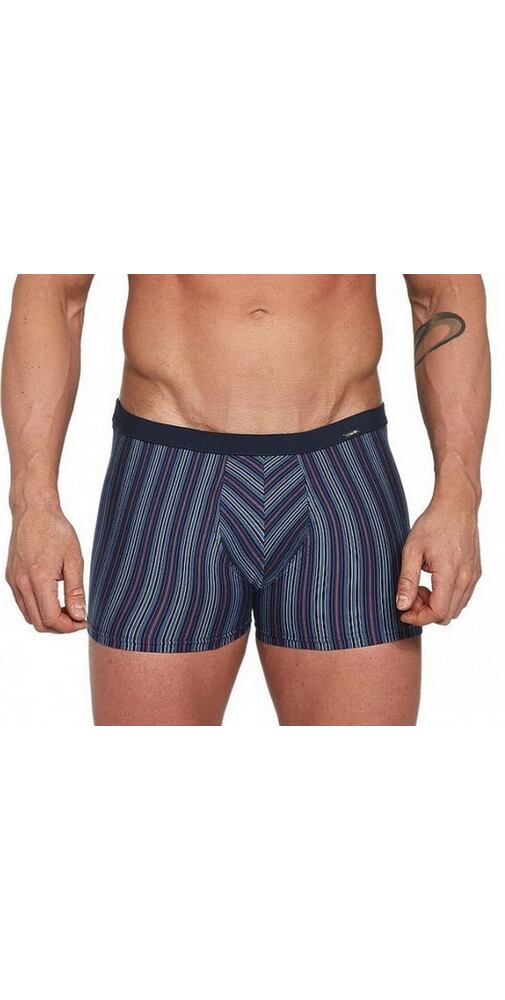 Boxerky s modalem pro muže Cornette Infinity 912/74 navy proužek