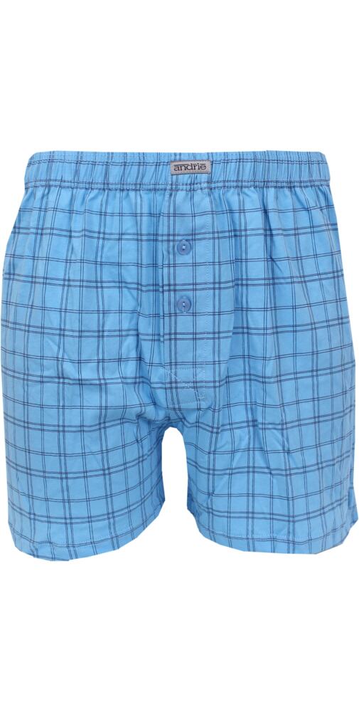 Pánské bavlněné trenkoslipy Andrie PS 5567 sv.modré