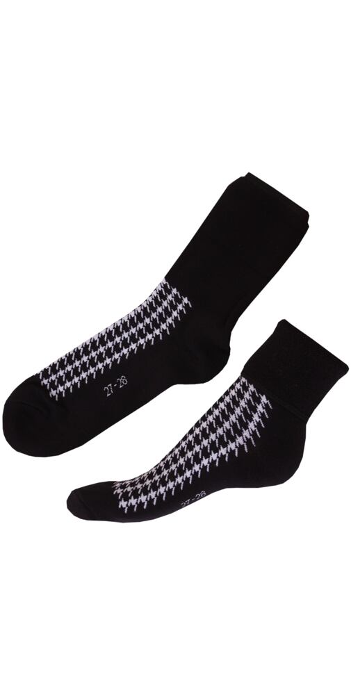 teplé ponožky s kohoutí stopou