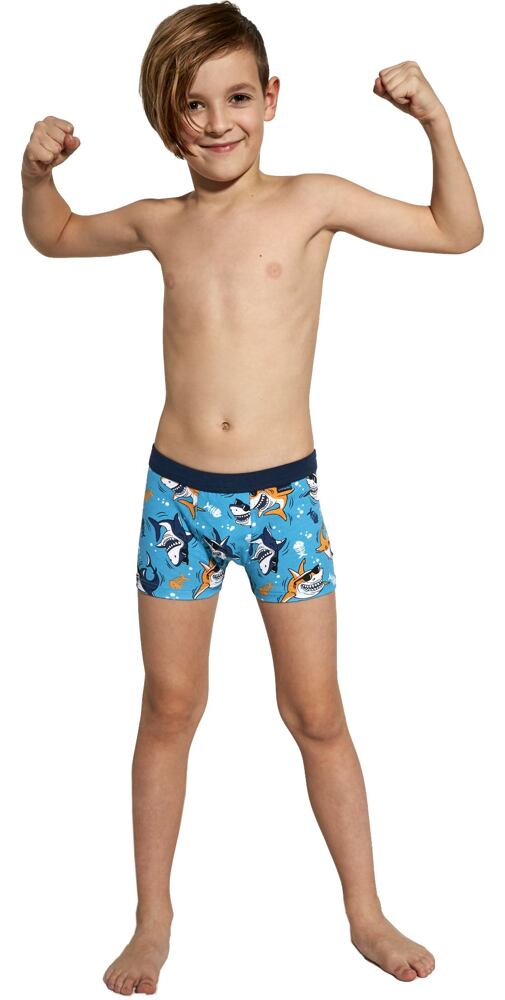 Chlapecké boxerky Cornette Shark 2 tyrkys
