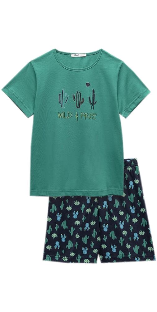 Dětské pyžamo s potiskem kaktusů Vamp 16664