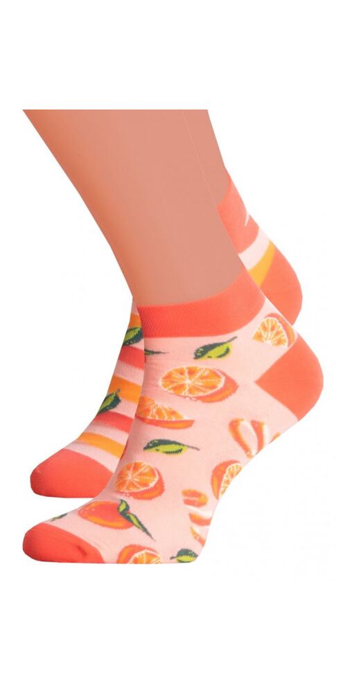 Kotníčkové dámské ponožky More 24034 orange