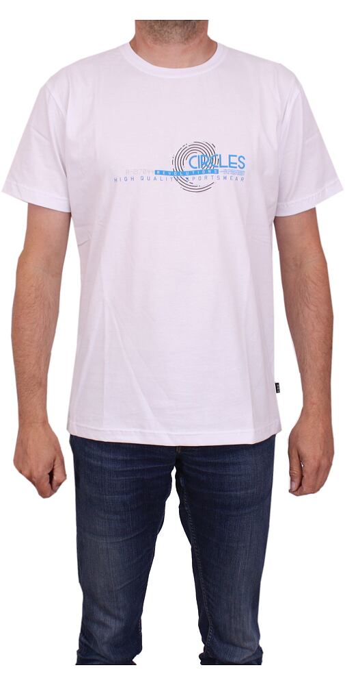 Pánské tričko s krátkým rukávem TDS 310 bílé