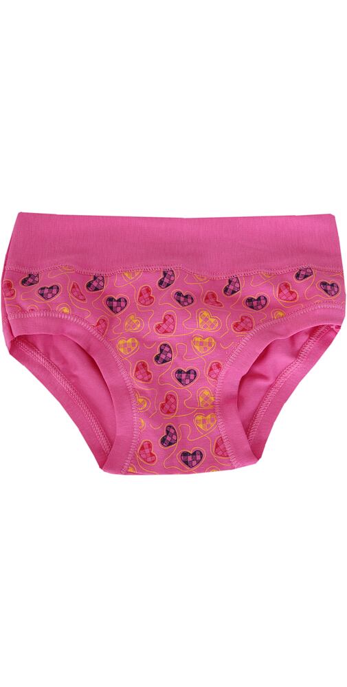 Bavlněné kalhotky s obrázky Emy Bimba B2560 rosa fluo