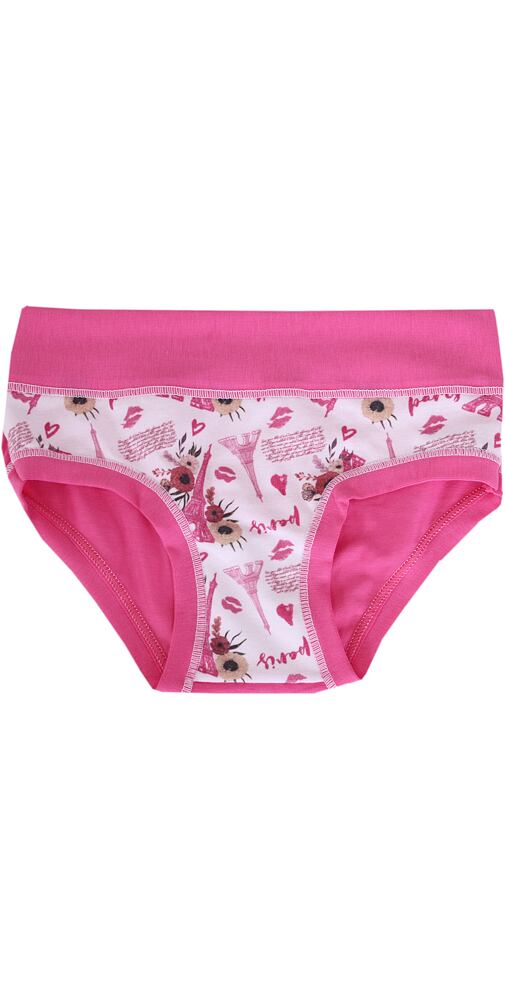 Bavlněné kalhotky s obrázky Emy Bimba B2536 rosa fluo