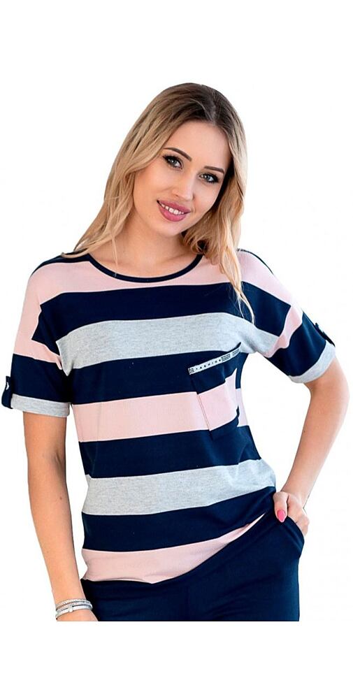 Dámská halenka M. Hajdan  BL1179 st. růžová