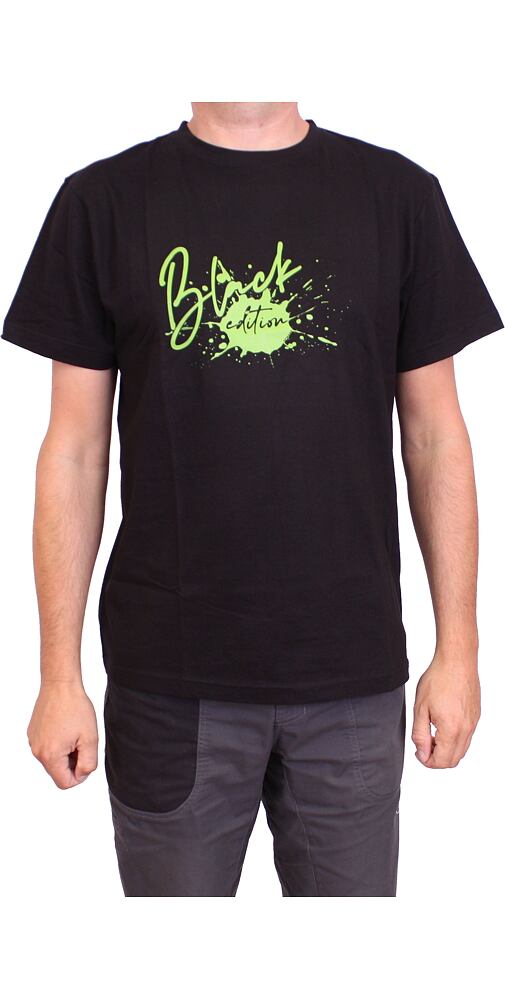 Pánské tričko s krátkým rukávem Scharf SFL23052 černo-zelené