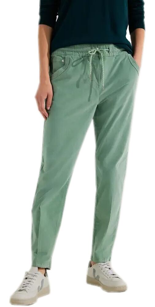 Casual Fit kalhoty Cecil pro ženy 376856 sage green