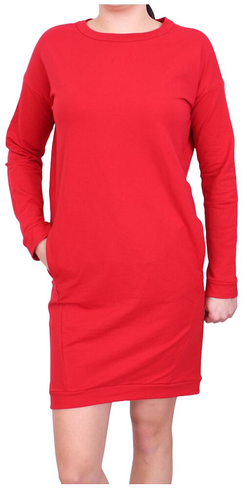 Pohodové šaty pro ženy Pleas 180777 červené