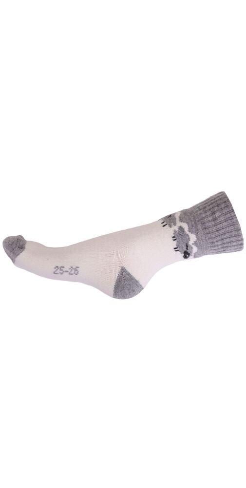 Ponožky s ovčí vlnou Matex Cora M599 cream