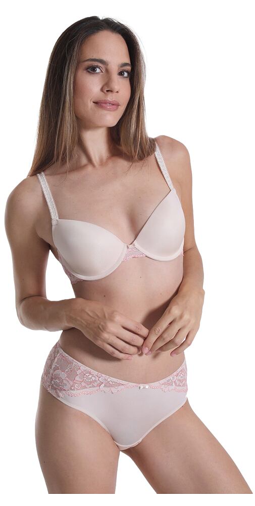 Dámská podprsenka s push-up výztuží Sassa 25382 perlová