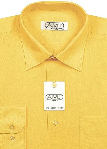 Košile AMJ Classic JD 74 - žlutá