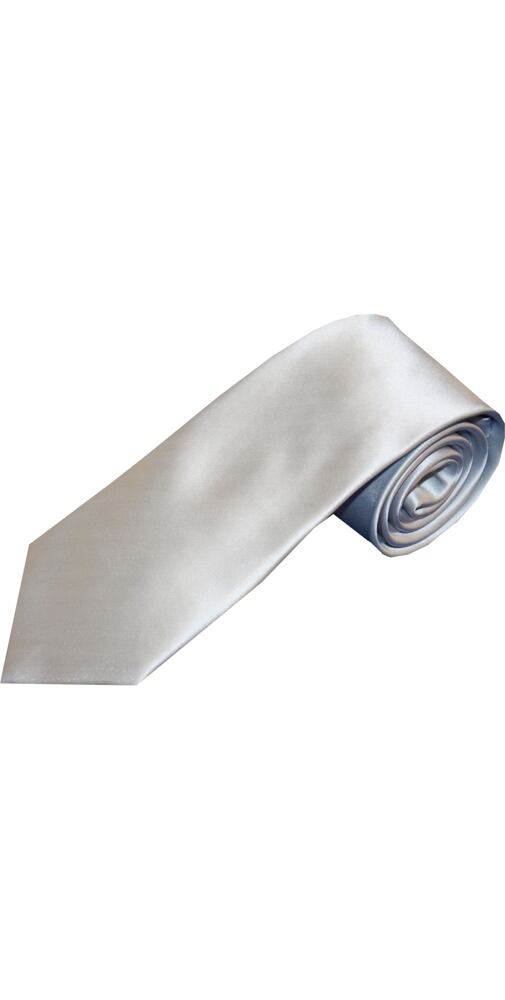 Kravata AMJ KP0035 - stříbrná