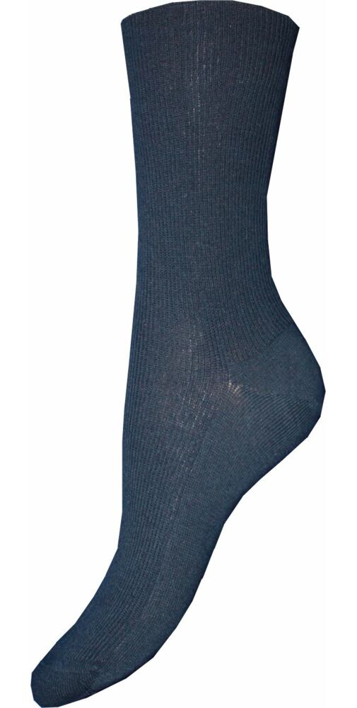Modré řádkové ponožky