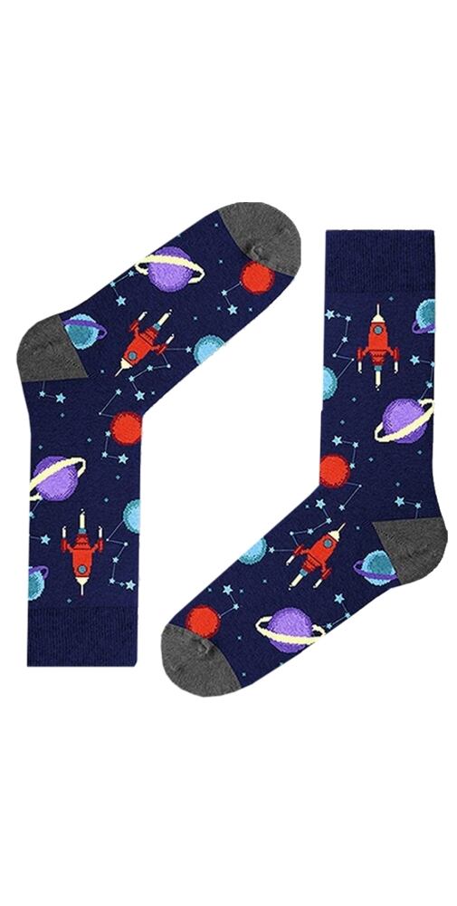 Pánské ponožky s vesmírem