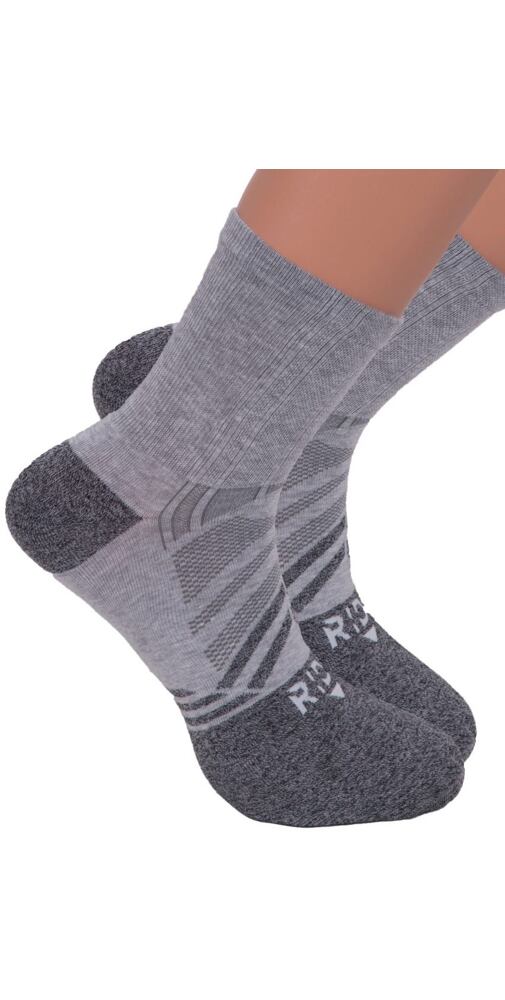 Pánské sportovní ponožky Steven 251057 sv. šedá