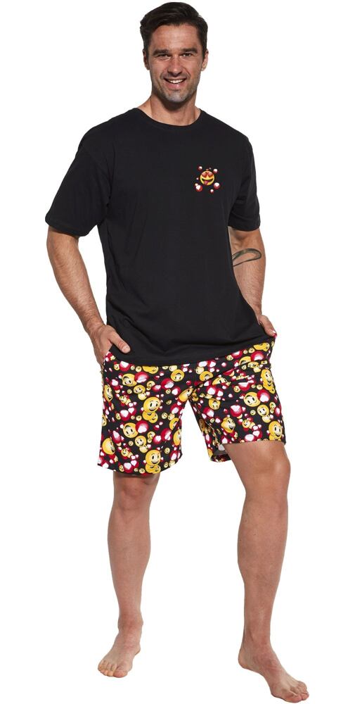 Trendy pyžamo pro muže Cornette Funny černé