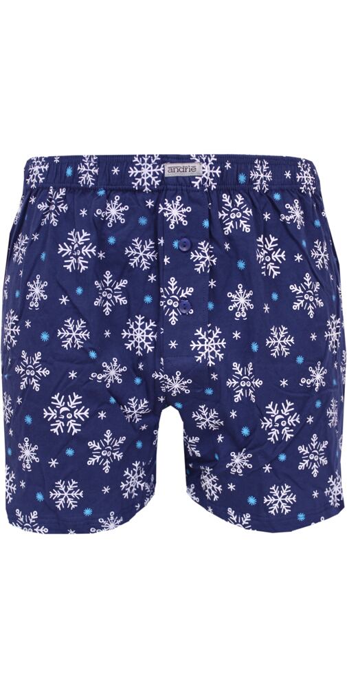 Pánské trenkoslipy s potiskem Andrie PS 5558 navy