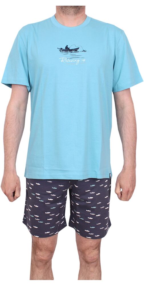 Vamp - Pohodlné dvoudílné pánské pyžamo 16642